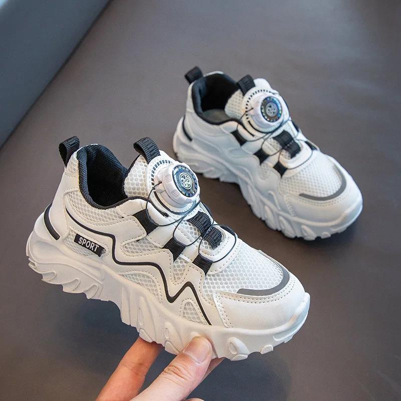 Children Sneakers Unisex Dad's Shoes Baby Boy Trainers Girls Shoes Clunky Sports Tennis Casual Flats Child Infant Footwear