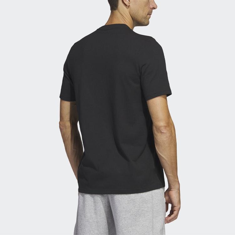 adidas Lounge Graphic T-shirt 'Black' Men's H49669