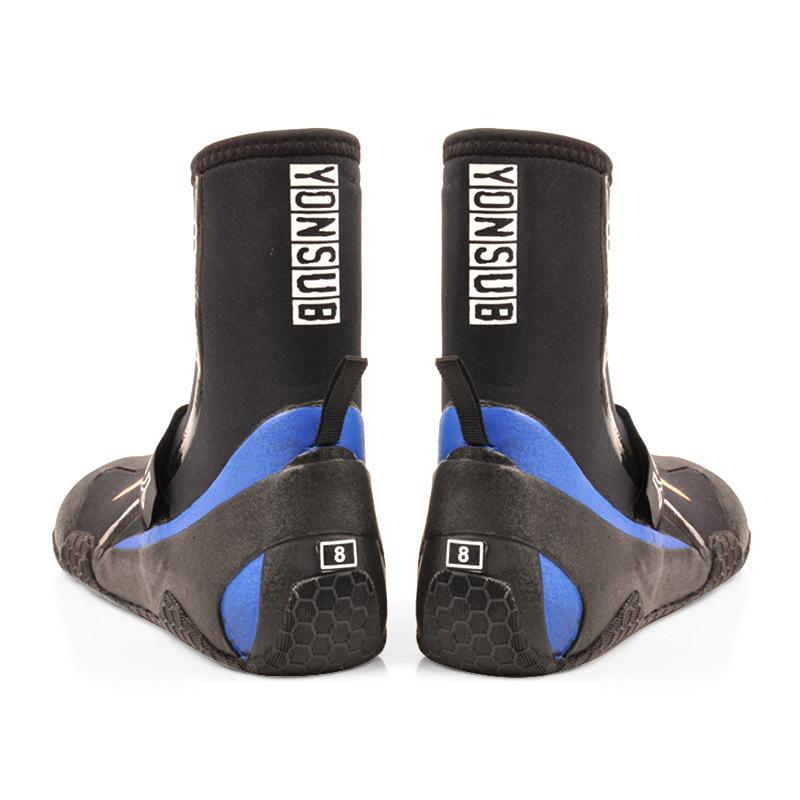 YonSub 5MM Splitting Toes Pro Snorkeling Shoes Kid Adult Size 35-47 Diving Boots High Top Waterproof Warm Sailing Training Shoes