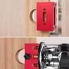 Adjustable Mortise Guide Mortising Locator Jig Aluminum Zinc Zinc Alloy Hinge Installation Kit  Hole Drilling