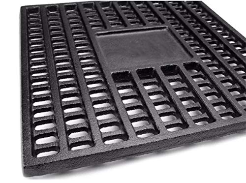 CAMPING MOON Bonfire Stand with Charcoal Bed and Cast Iron Roasting Grate (T-250 (25x25cm))