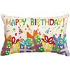 AVOIN Colorlife Happy Birthday Throw Pillow Cover, 12 X 20 Inch Birthday Gift Cushion Case Outdoor Decoration for Sofa Couch Farmhouse