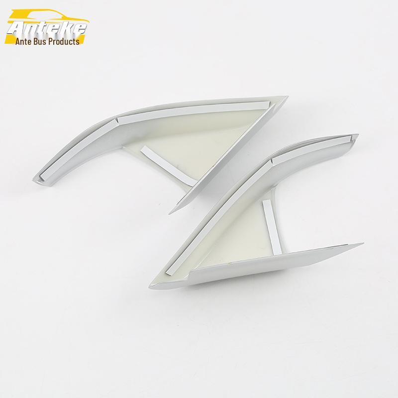 18 Lavida PLUS Interior Triangle Bright Pieces & Car Window Electroplated Panel Stickers