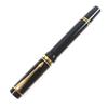 Very Good PARKER fountain pen Duofold Black GT International Early type  18K Used