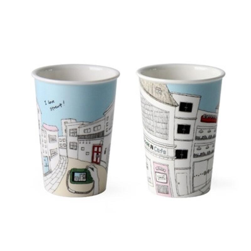 Illustration Street Large Cup