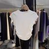 Hot Girl Pure Desire Slim Fit Waist-Cinching Short Sleeve T-Shirt - Women's Trendy Solid Color Summer Pullover