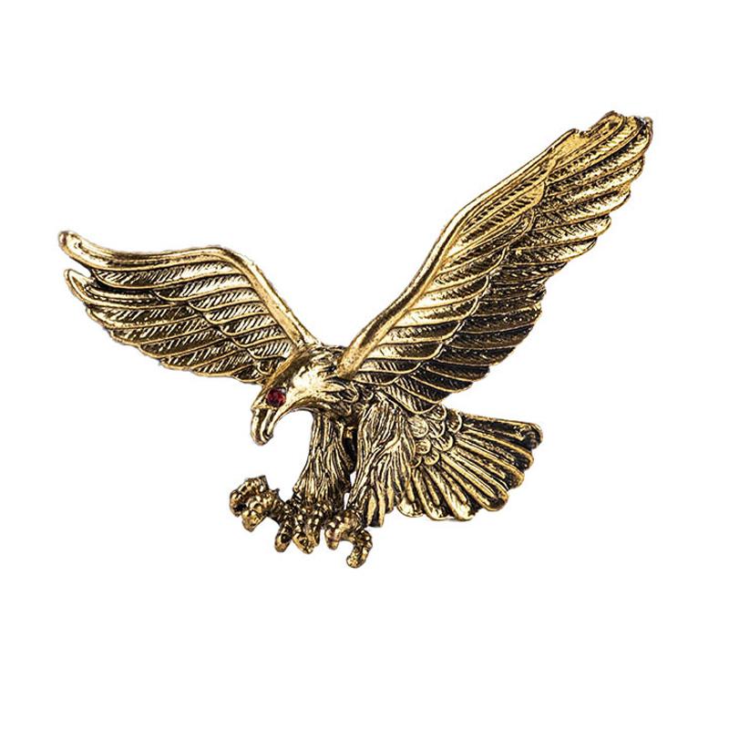Men Vintage Eagle Pin Brooches Decoration Corsage Badge Jewelry Gifts