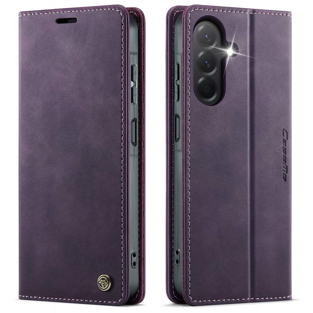 For Samsung Galaxy A17 Wallet Case Retro PU Leather RFID Blocking Card Holder Magnetic Flip Cover Kickstand Shockproof Case