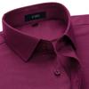 FIRS Men's Washable Merino Wool Long Sleeve Business Casual Shirt