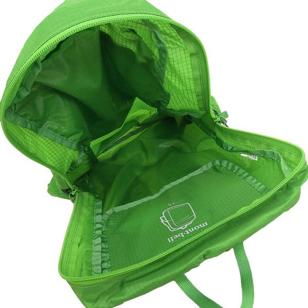 And A4 Light Pack 15 1133470 [Montbell] Men's Women's Backpack, Compatible, Foldable, Nylon, Packable, (Green (GN))