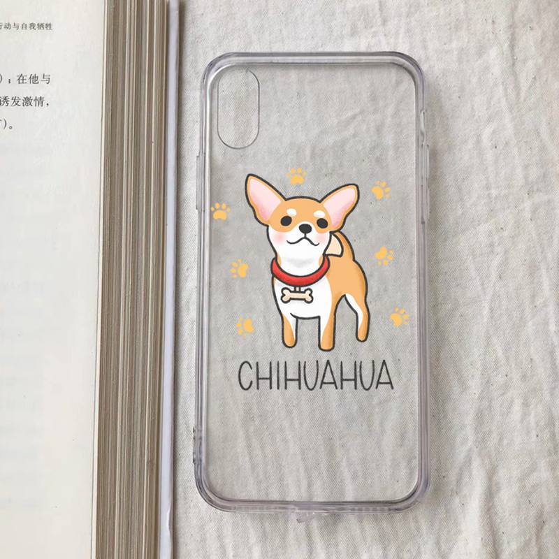 Chihuahua Dog Fashion Phone Case for iPhone 11 12 13 mini pro XS MAX 8 7 6 6S Plus X 5S SE 2020 XR case
