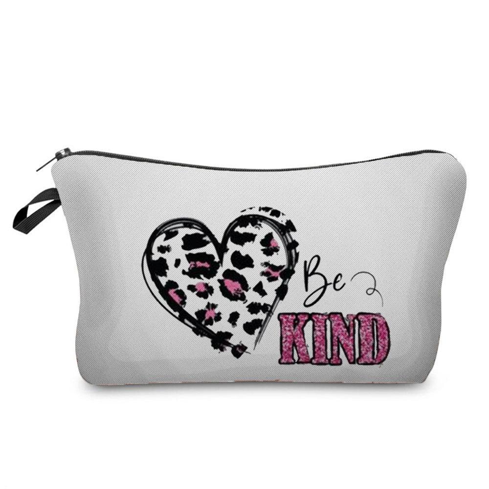 Women Flower Print Cosmetic Bag Toiletries Organize Travel Storage Case 6669