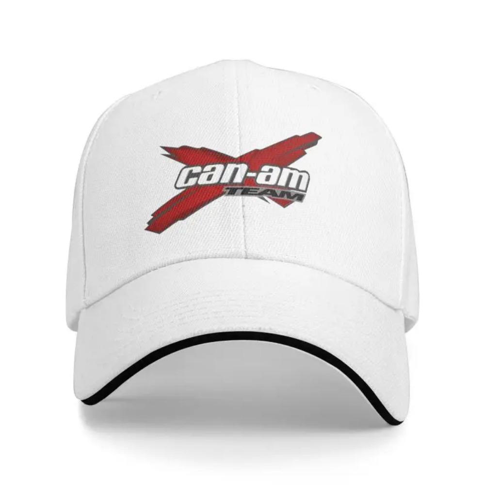 Cappellino da Baseball con Stampa Logo BRP Can Am Personalizzato Cappelli Sandwich Casual Estivi per Uomo Donna Sport all'Aperto Cappello con Visiera Parasole Regolabile