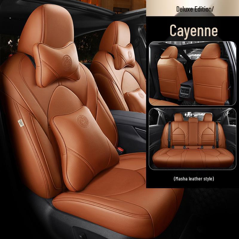 Universal Genuine Leather All-Season Car Seat Cover for Five-Seat Models