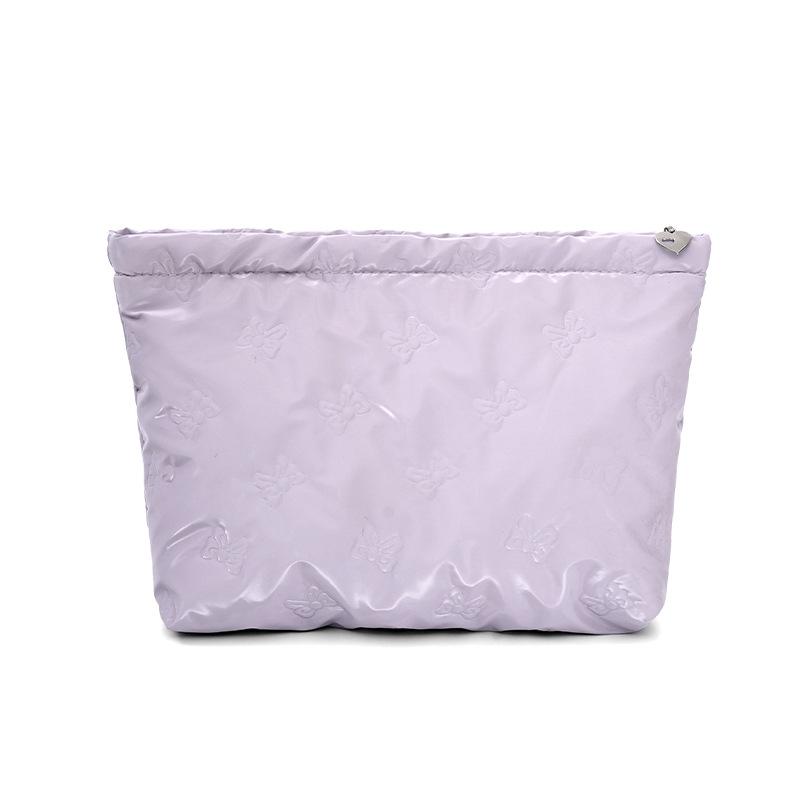 Butterfly Pattern, Hand-held Makeup Bag, Travel Storage Bag, Portable Bag, Middle Bag, Essential Travel Item, Makeup Bag, Large Capacity