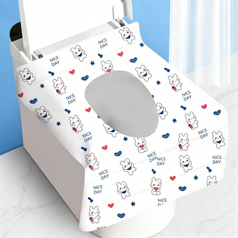 Travel Disposable Toilet Cover Nonwoven Waterproof Paper For Portable Bathroom Use