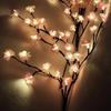 1PC 72/96LEDS Pink Cherry Blossom Vine Lights, Branch Lights, 8 Flashing Modes, USB Powered,used for Bedrooms Indoor Home Party