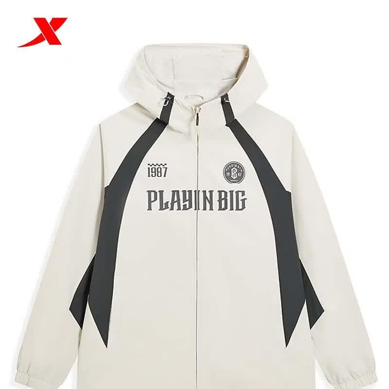 XTEP Men s Hooded Windbreaker Jacket 2XL