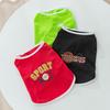 Summer Thin Breathable Bird's Eye Cloth Fadou Special Vest Bulldog Fat Dog Medium Dog Sports Wind Pet Clothing