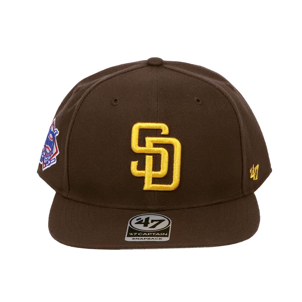 47 Brand Cap Captain Sure Shot Captain Padres Snapback Free Size Women's Men's