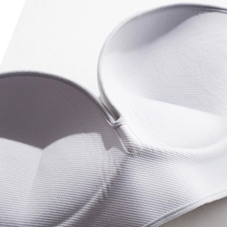 Strapless Front Buckle Bra Invisible Non-slip Girls Small Chest Thick Cup Bra Push Up Adjustable Underwear Bra