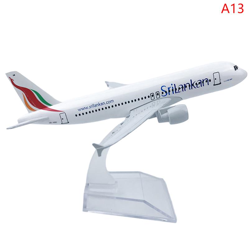 16Cm Die-Cast Metal Airplane Air Airbus 320 350 340 1/400 Scale Planes Model Airplane Aircraft Model Toys