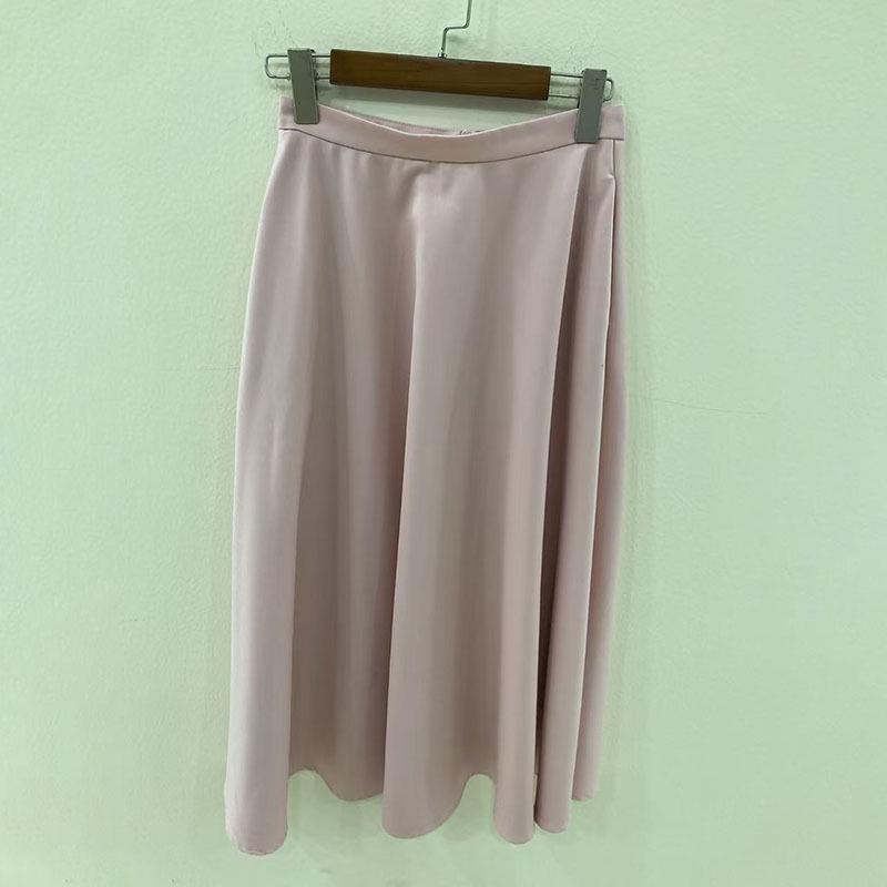 Xiao He Women s Spring Wool Lapel Jacket & Mid-Length Skirt Suit 38