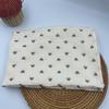 Cotton Swaddle Blanket Baby Blanket Floral Print Muslin Diaper Swaddle New Born Crinkle Fabric Baby Born Stroller Cover