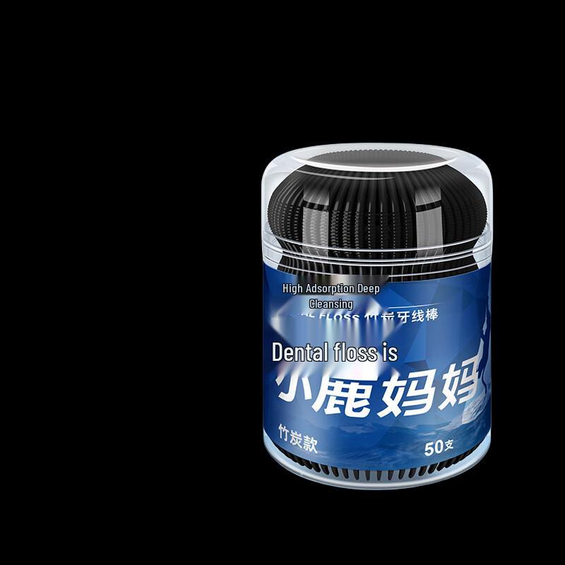 Xiaolu Mama Smooth Bamboo Charcoal Dental Floss Picks