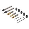 Complete 13pcs HSS Welding Drill Bit and Countersink Set for Iron Cast Iron Alloy Steel and Carbon Steel Applications