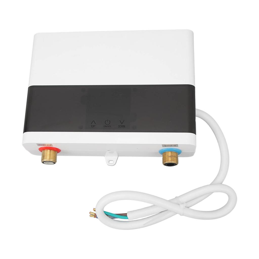 Elektrischer Durchlauferhitzer, 6000 W, für Zuhause, Küche, Badezimmer, Innenbereich, elektrischer Warmwasserbereiter