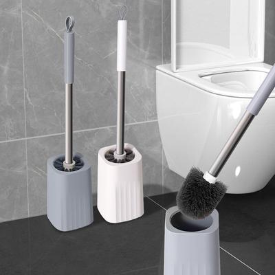 Cleaning Toilet Brush Household Bathroom Toilet Brush with Base Long Handle Set Bathroom Unclogging