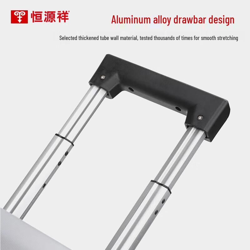 Hengyuanxiang TSA Zippered Luggage with Spinner Wheels