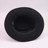 European and American Woolen Hat Ethnic Style Jazz Hat Pearl Accessories Retro Black Denim Top Hat