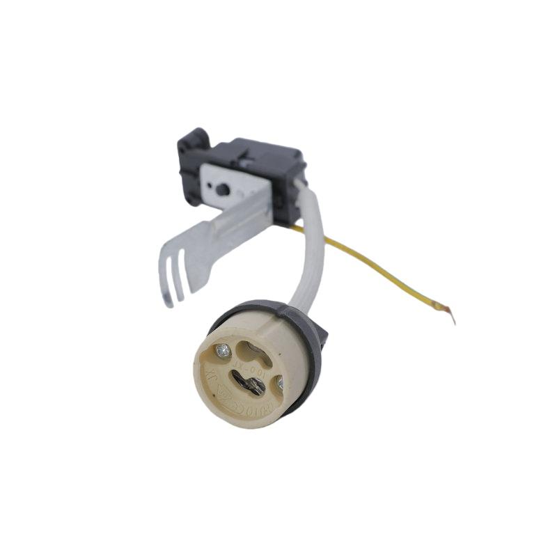 1Pcs GU10 Halogen Bulb Base Lampholder Ceramic LED Spotlight Socket 18cm Nylon Wire PV Wiring Terminal Junction Box