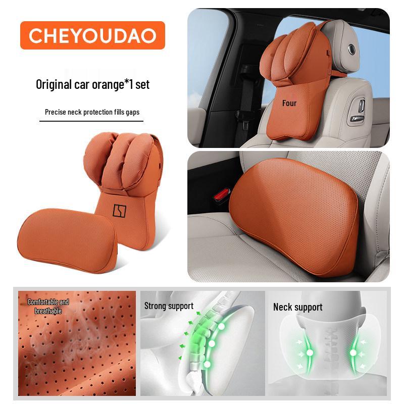 Zeekr 007GT/7X/9X Car Headrest & Lumbar Support Pillow for Neck Protection & Decoration