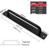 Adhesive Surface-Mounted Handles for Doors, Windows, and Sliding Cabinets - No Drilling Required