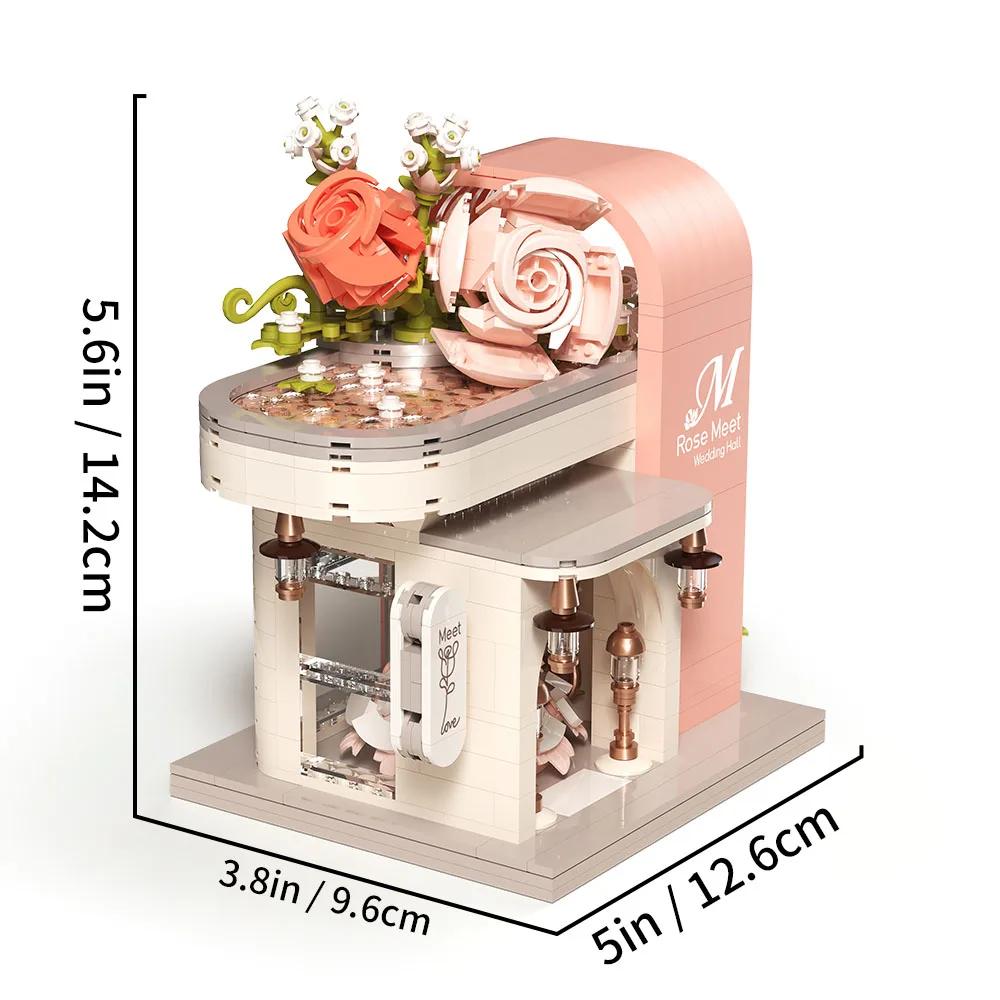 

Цветочный домик Строительные блоки Набор, Игрушки для творчества Игрушки для самостоятельного изготовления Украшения для автомобилей Поделки Анимация Производные детские игрушки boxxed