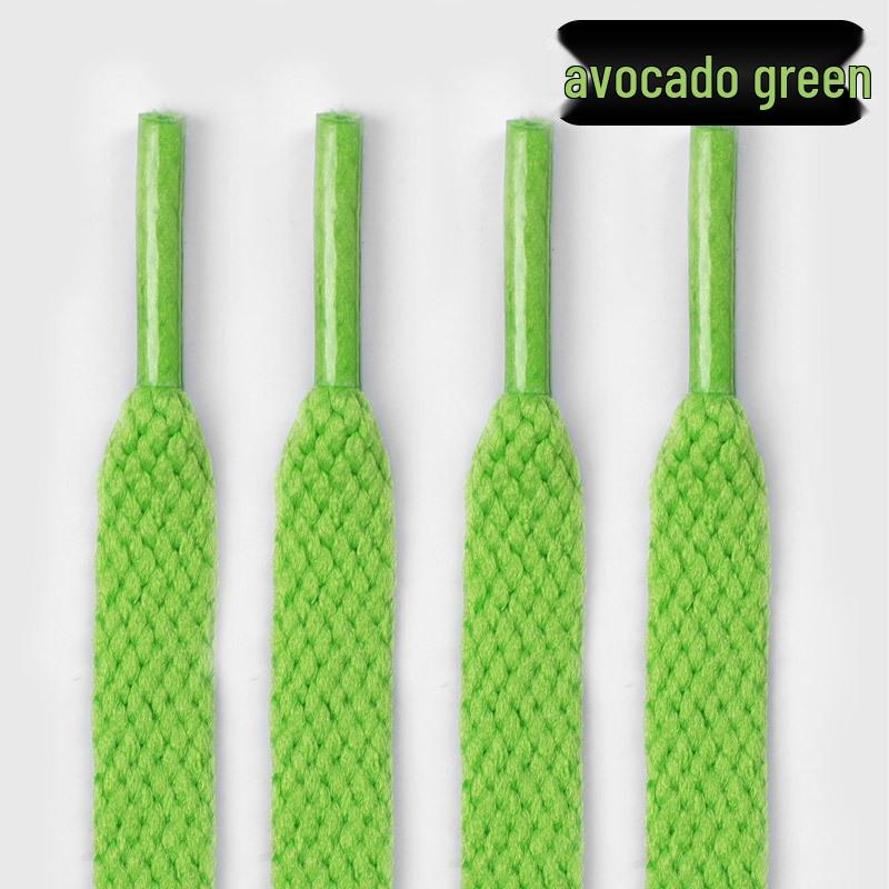 Customizable Black & White Flat Shoelaces for Air Force 1 and AJ1 Sneakers