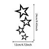 2 Piece 12x24cm Star Car Sticker Vinyl Decal Waterproof Sticker Car Truck Bumper Rear