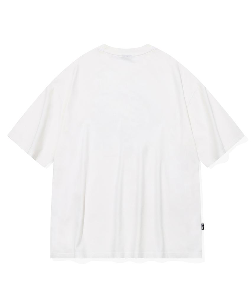 CPGN STUDIO Cats Cats Short Sleeve T-Shirt Star White