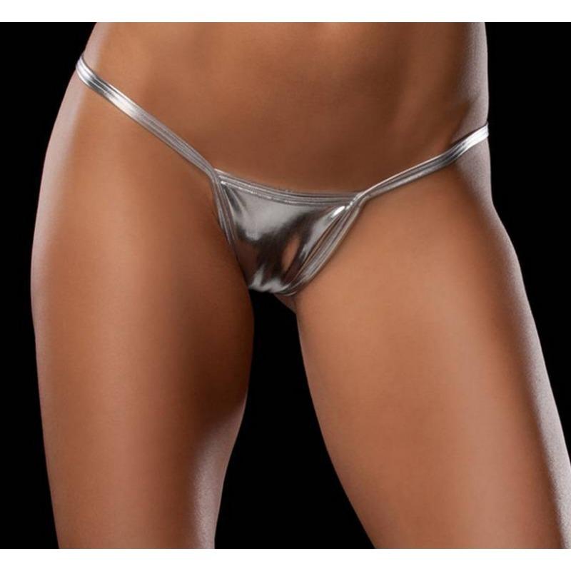 Sex, character panties, patent leather thongs, pants, women's patent leather low-rise panties
