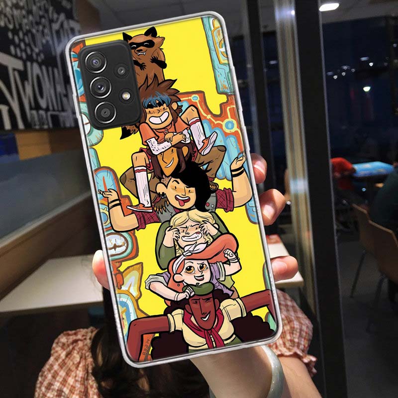 

L-Lumberjanes Phone Case for Samsung A54 A57 A37 A17 A14 A15 A12 A24 A34 A55 A35 A25 A52S A07 A05S A04S A22 A32 A72 Galaxy Note Samsung A14