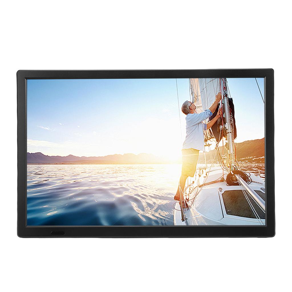 TV Portátil Inteligente com Antenas Controle Remoto por Voz Tela Colorida de 15,4 Polegadas Alimentado por Bateria TV Inteligente WiFi Suporta Múltiplos Formatos