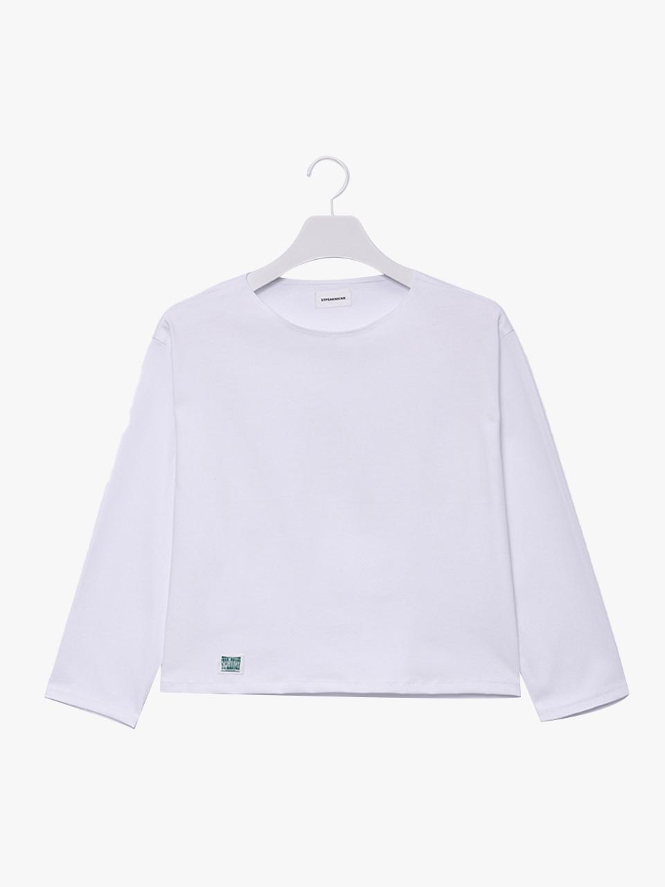 Spnk Boat Neck Basic T-Shirt_White White/Free