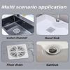 10-200Pcs Anti Blocking Filter Screen Kitchen Bathroom Disposable Floor Drain Sticker Multipurpose Screen Window Repair Subsidy