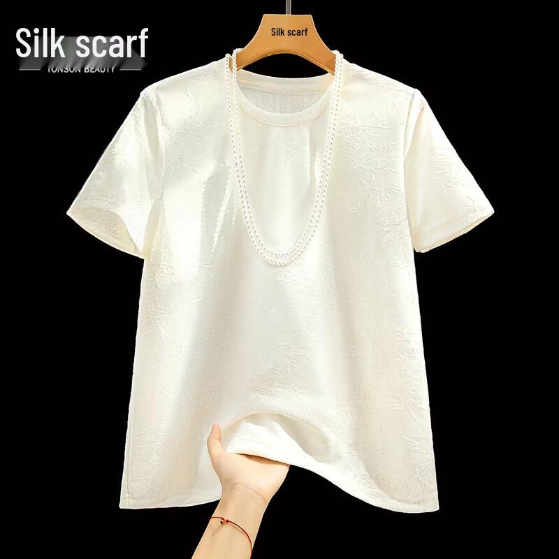 Sibaisha Women s Round Neck Short Sleeve T-Shirt L