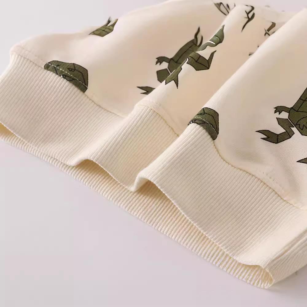 Children's Cartoon Cotton Long Sleeve Sweatshirt - Boys' Autumn Round Neck Casual Wear
