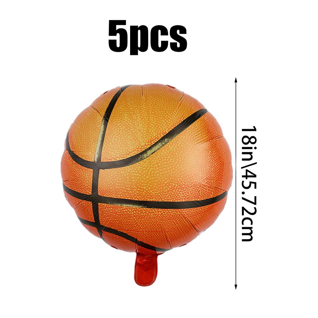 5 Stück 18 Zoll Fußball, Basketball Ballon Set, Jungen Geburtstagsdekoration, Weihnachten