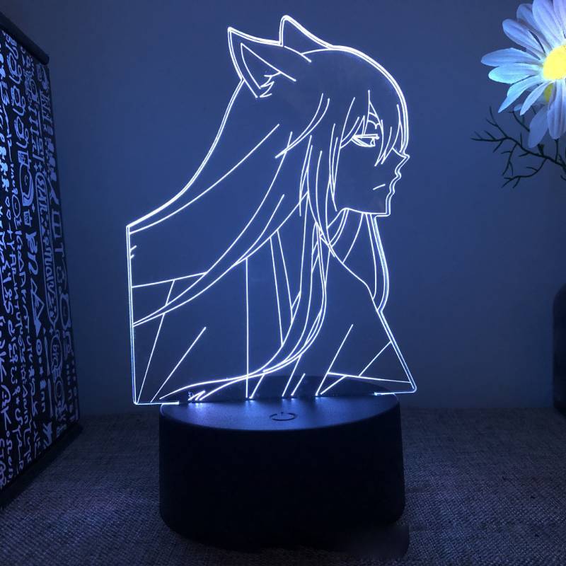 3d Led Light Kamisama Love Tomoe Figure Bedroom Decor Night Birthday Room Gift